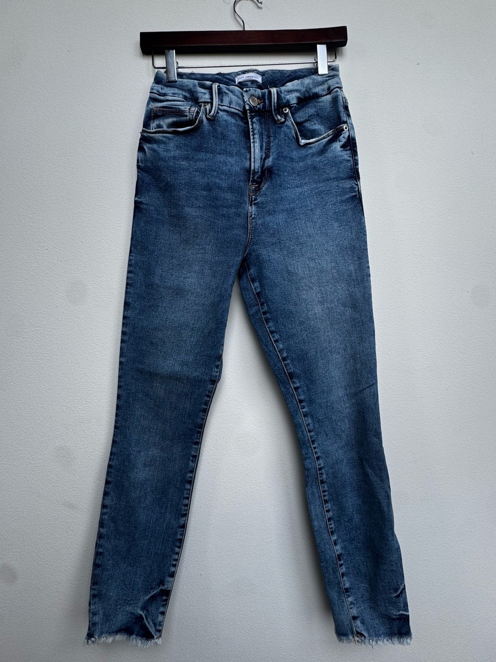 Good American High-Rise Women's Blue Jeans